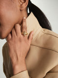 CZ Fleur-de-Lis Statement Ring
