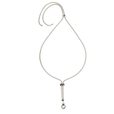 925 Italian Silver Necklace 2.0 small round enamel necklace 80CM