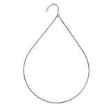 925 Italian Silver Necklace 2.0 Hollow Soft Snake Necklace 42+5cm