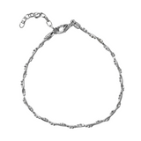 925 Italian Silver Bracelet 1.2 Omega B20 bracelet with interval batch processing 16+3CM