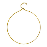 925 Italian Silver Necklace 2.0 non-beaded round hug A necklace 42+5CM