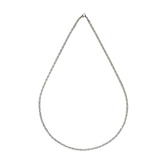 925 Italian Silver Necklace 3MZircon lantern necklace 50CM