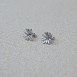 925 Italian Silver Earring Sunflower Filigree Inlaid Earrings