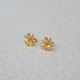 925 Italian Silver Earring Sunflower Filigree Inlaid Earrings