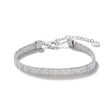 925 Silver Electroplated 18K Gold Italian Wound Silk Bracelet