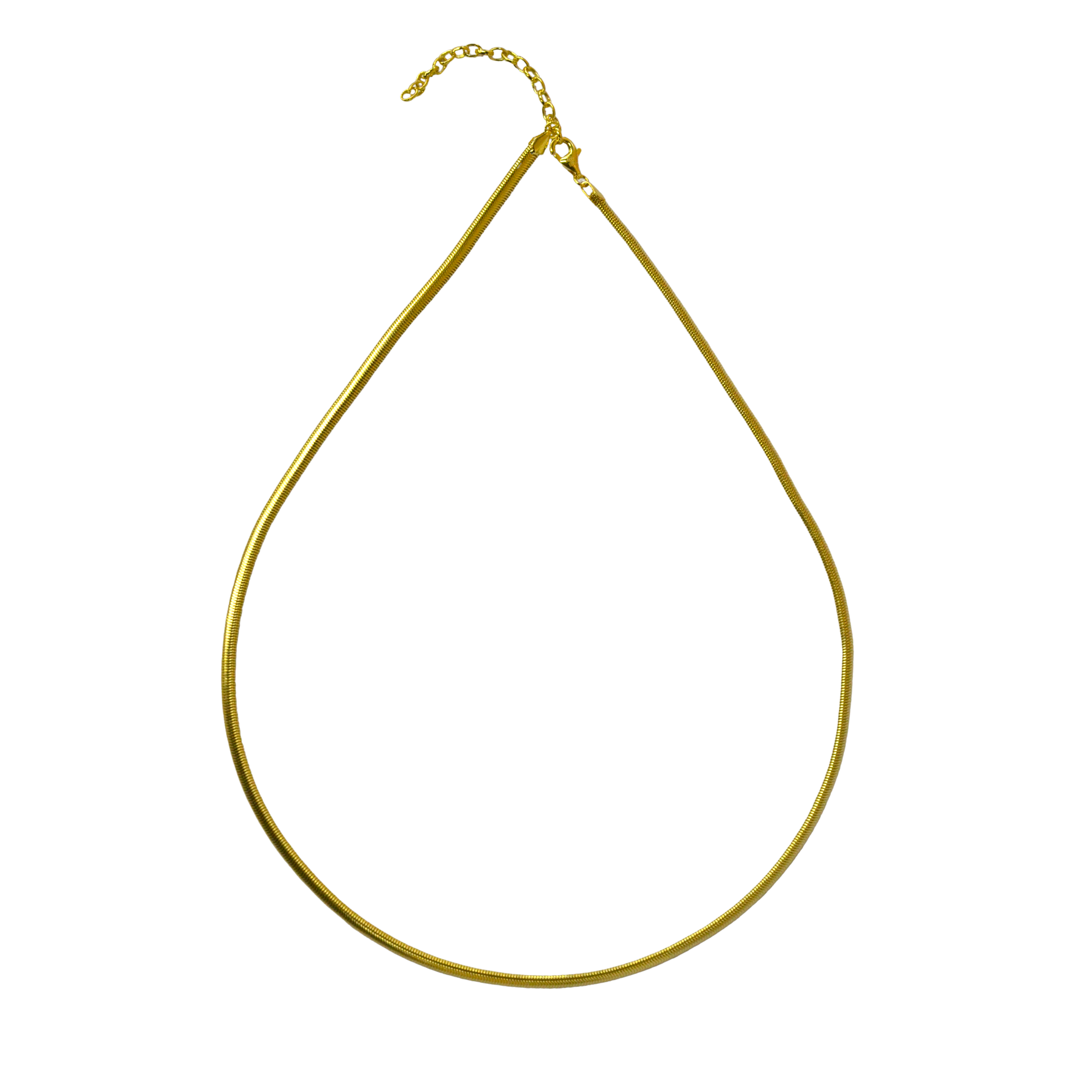 925 Italian Silver Necklace 3.0 non-vehicle flat snake necklace 42+5CM