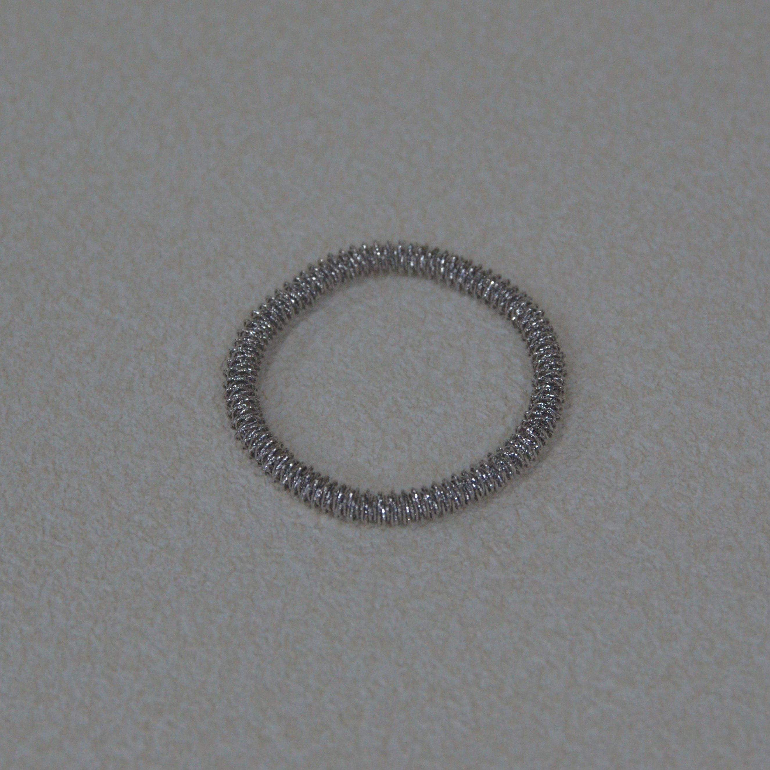 925 Italian Silver Bracelet 6.7m double torsion spring coil bracelet