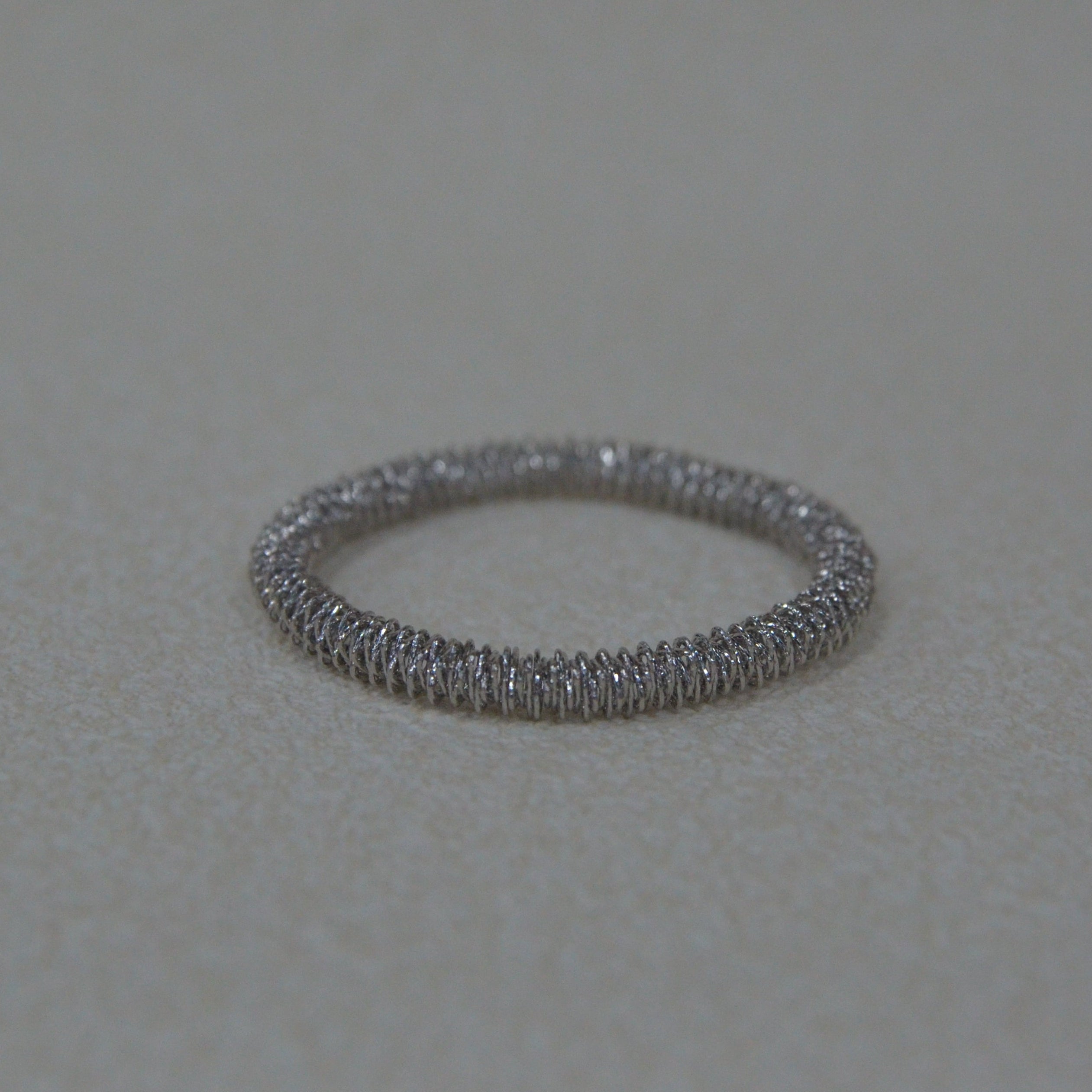 925 Italian Silver Bracelet 6.7m double torsion spring coil bracelet