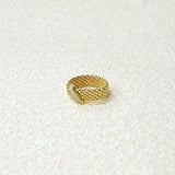 925 italian silver ring 7.2m flat blasting bone wide inclined diamond ring finger