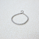 925 Italian Silver Bracelet 3MZircon lantern bracelet 16+3CM