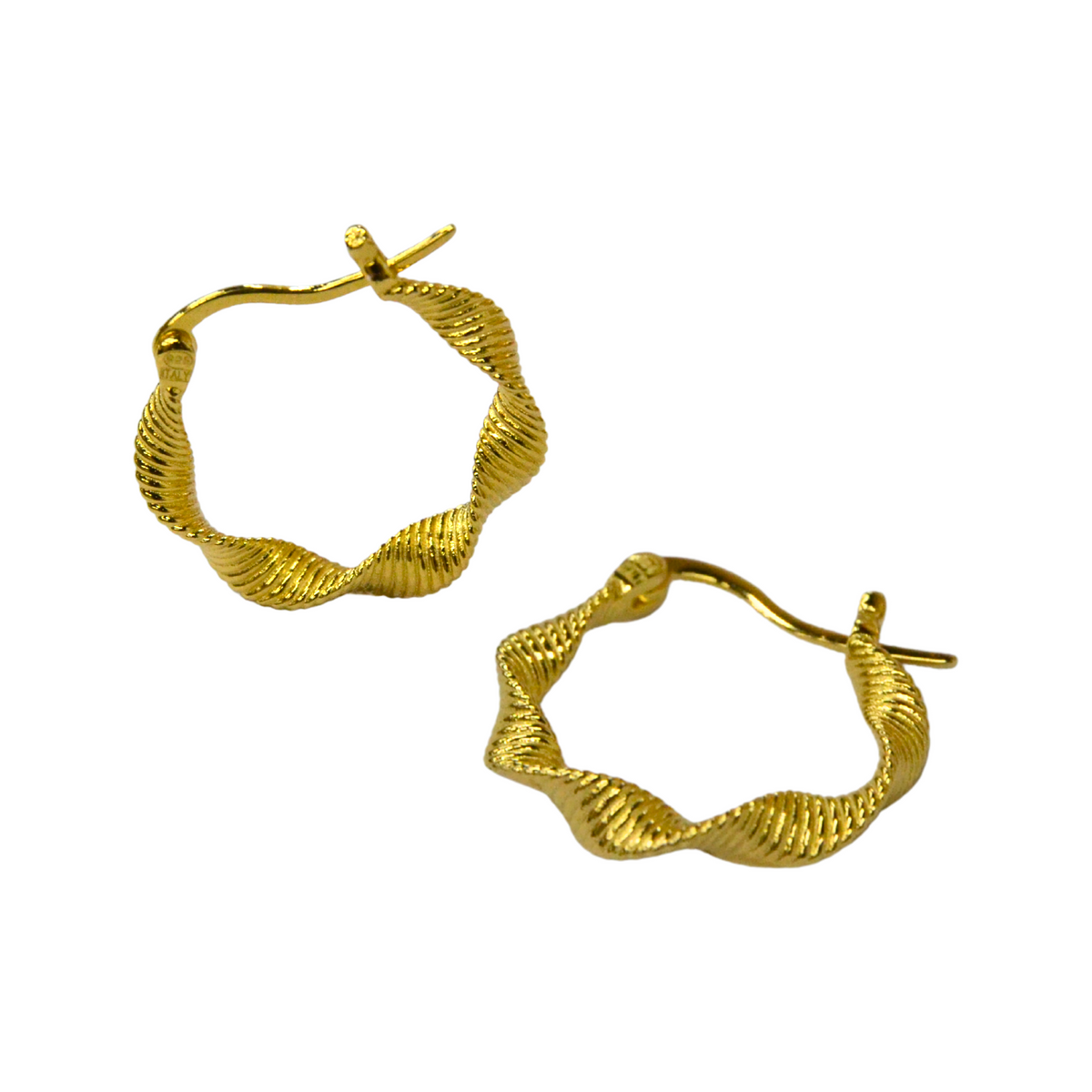 925 Italian Silver Earring M?bius strip earrings