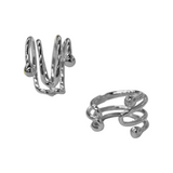 925 Italian Silver Earring Hollowed-out, three-dimensional earrings