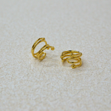 925 Italian Silver Earring Hollowed-out, three-dimensional earrings