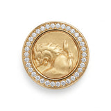 925 Silver Plated 18K Gold Italian Pavé Mini Hoop Earrings