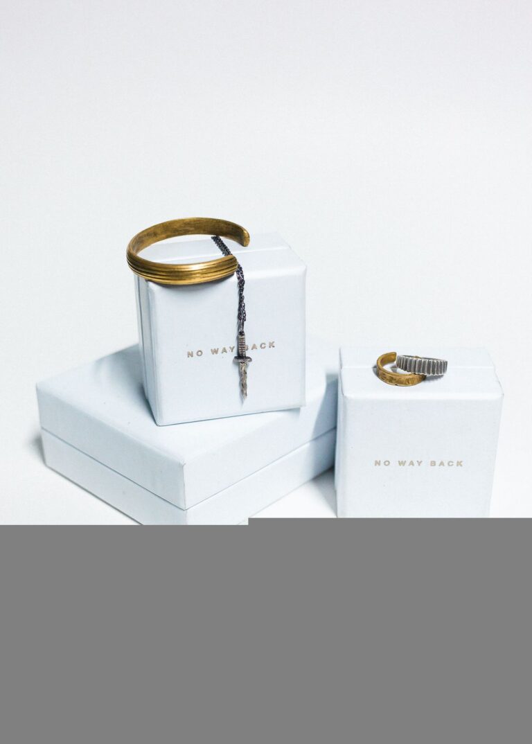 925 sterling silver earrings displayed on branded private label packaging boxes
