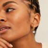 Wholesale 925 Sterling Silver Twist Rope Emerald Cut Ear Cuff - Model
