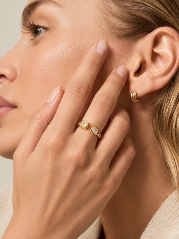 Wholesale 925 Sterling Silver Snake Chain Open Ring Wholesale 925 Sterling Silver Snake Chain Open Ring - Model
