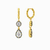 Wholesale 925 Sterling Silver Twist Rope Teardrop Ear Cuff